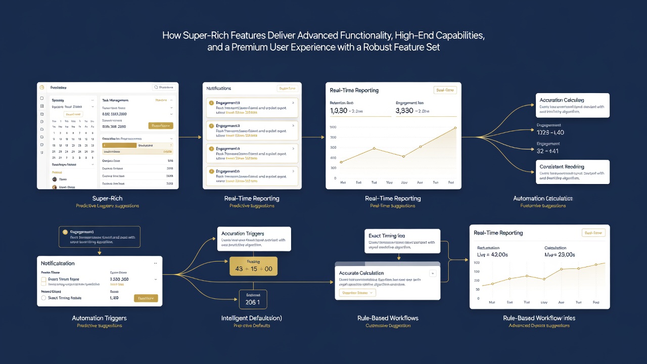 How Super-Rich Features Deliver Advanced Functionality, High-End Capabilities, and a Premium User Experience with a Robust Feature Set