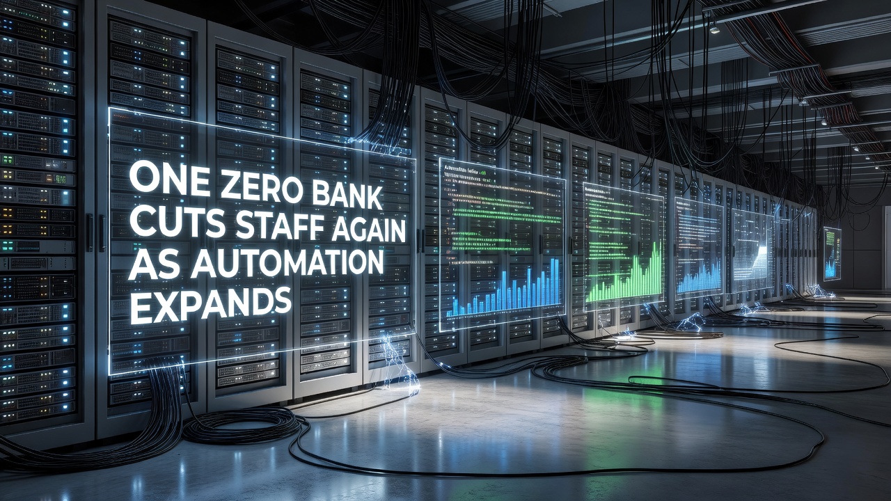 One Zero Bank Cuts Staff Again as Automation Expands